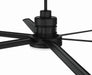 Craftmade - MND80FB6-NWF - 80" Ceiling Fan - Mondo 80" Indoor/Outdoor Ceiling Fan no Wifi - Flat Black