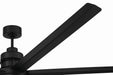 Craftmade - MND80FB6-NWF - 80" Ceiling Fan - Mondo 80" Indoor/Outdoor Ceiling Fan no Wifi - Flat Black
