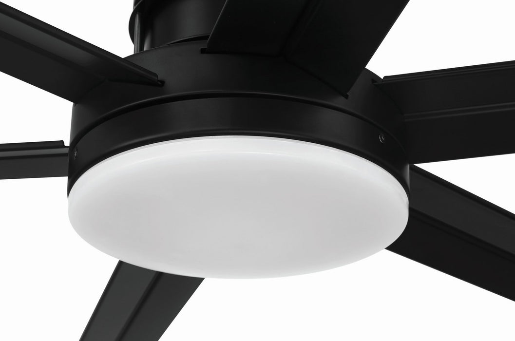 Craftmade - MND80FB6-NWF - 80" Ceiling Fan - Mondo 80" Indoor/Outdoor Ceiling Fan no Wifi - Flat Black