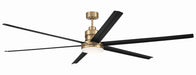 Craftmade - MND80SBFB6-NWF - 80" Ceiling Fan - Mondo 80" Ceiling Fan no Wifi - Satin Brass