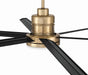 Craftmade - MND80SBFB6-NWF - 80" Ceiling Fan - Mondo 80" Ceiling Fan no Wifi - Satin Brass