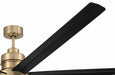 Craftmade - MND80SBFB6-NWF - 80" Ceiling Fan - Mondo 80" Ceiling Fan no Wifi - Satin Brass