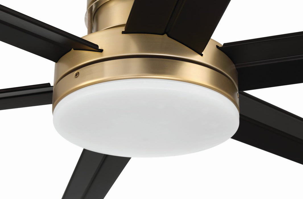 Craftmade - MND80SBFB6-NWF - 80" Ceiling Fan - Mondo 80" Ceiling Fan no Wifi - Satin Brass