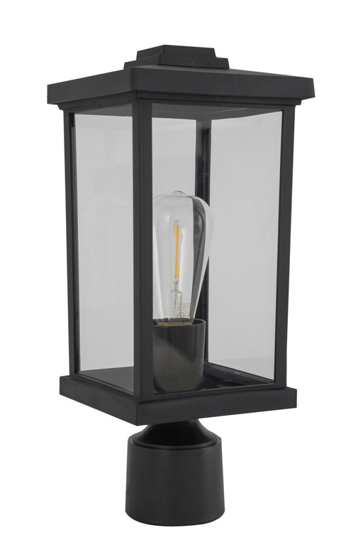 Craftmade - ZA2415-TB-C - One Light Post Mount - Resilience Lanterns - Textured Black