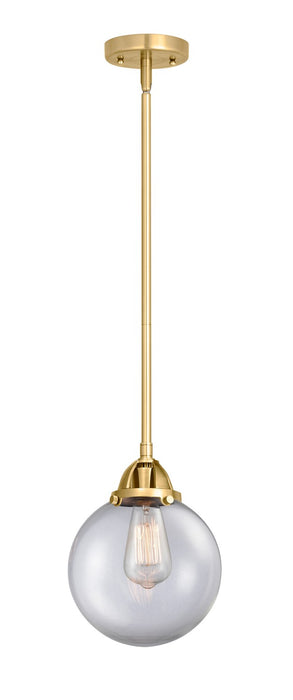 Innovations - 288-1S-SG-G202-8 - One Light Mini Pendant - Nouveau 2 - Satin Gold