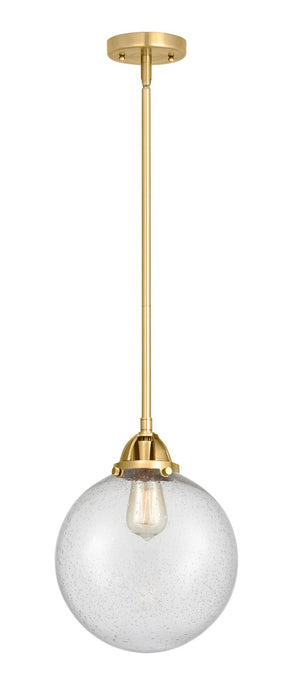 Innovations - 288-1S-SG-G204-10 - One Light Mini Pendant - Nouveau 2 - Satin Gold