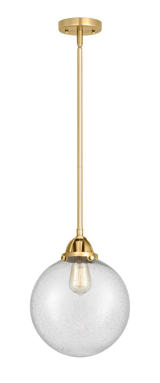 Innovations - 288-1S-SG-G204-10-LED - LED Mini Pendant - Nouveau 2 - Satin Gold