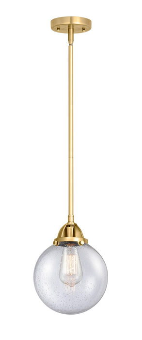 Innovations - 288-1S-SG-G204-8 - One Light Mini Pendant - Nouveau 2 - Satin Gold