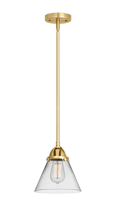 Innovations - 288-1S-SG-G42-LED - LED Mini Pendant - Nouveau 2 - Satin Gold