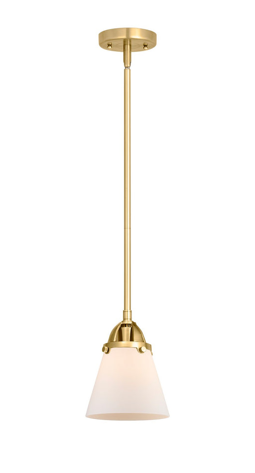 Innovations - 288-1S-SG-G61-LED - LED Mini Pendant - Nouveau 2 - Satin Gold