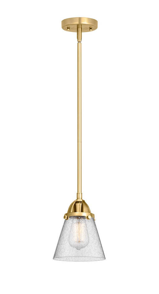 Innovations - 288-1S-SG-G64-LED - LED Mini Pendant - Nouveau 2 - Satin Gold