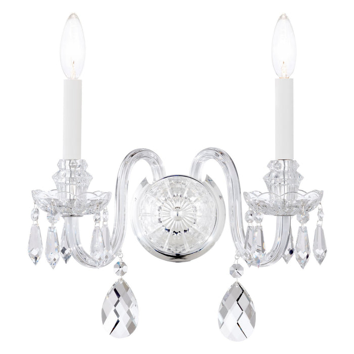 Schonbek - HA5802N-40H - Two Light Wall Sconce - Hamilton Nouveau - Silver