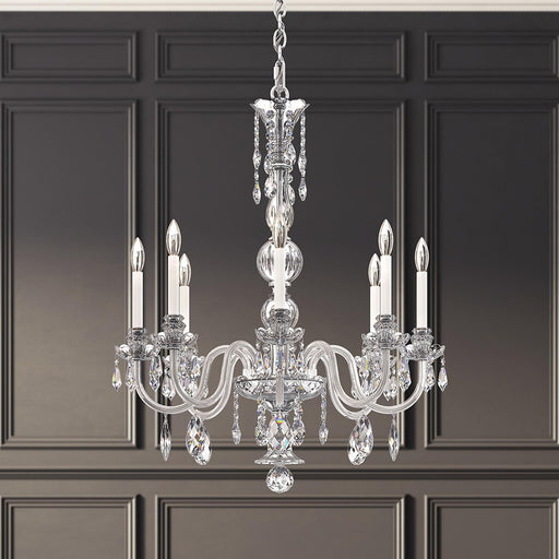 Hamilton Nouveau Eight Light Chandelier