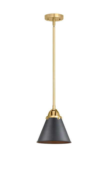 Innovations - 288-1S-SG-M13-BK - One Light Mini Pendant - Nouveau 2 - Satin Gold