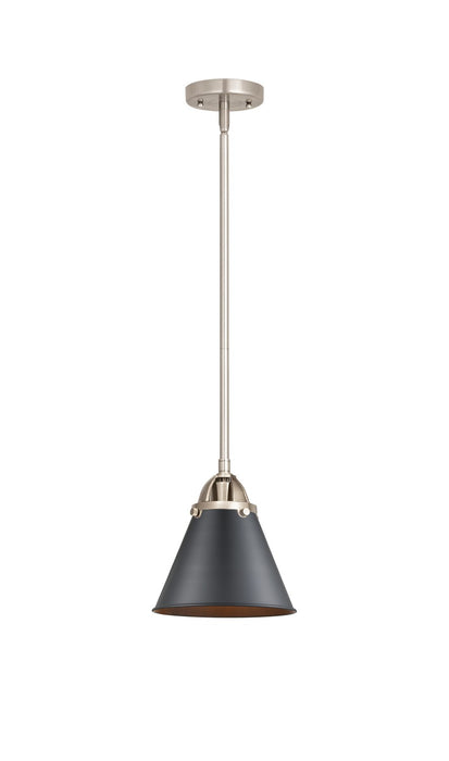 Innovations - 288-1S-SN-M13-BK - One Light Mini Pendant - Nouveau 2 - Brushed Satin Nickel