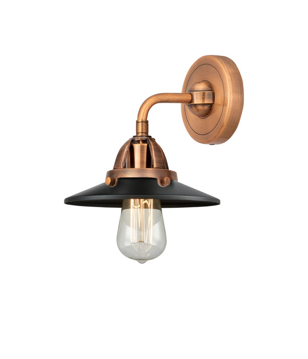 Innovations - 288-1W-AC-M6-BK - One Light Wall Sconce - Nouveau 2 - Antique Copper