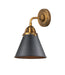 Innovations - 288-1W-BB-M13-BK - One Light Wall Sconce - Nouveau 2 - Brushed Brass