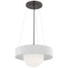 Visual Comfort Signature - WS 5000BZ/WHT-WG - LED Chandelier - Arena - Bronze and White Glass