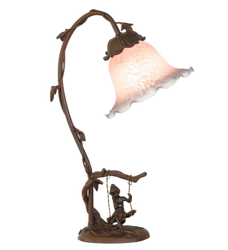 Fluted Bell One Light Mini Lamp