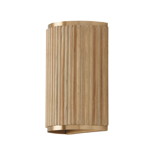 Capital Lighting - 650721WS - Two Light Wall Sconce - Donovan - White Wash and Matte Brass