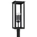 Capital Lighting - 934643BK - Four Light Outdoor Post-Lantern - Hunt - Black