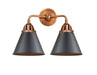 Innovations - 288-2W-AC-M13-BK - Two Light Bath Vanity - Nouveau 2 - Antique Copper