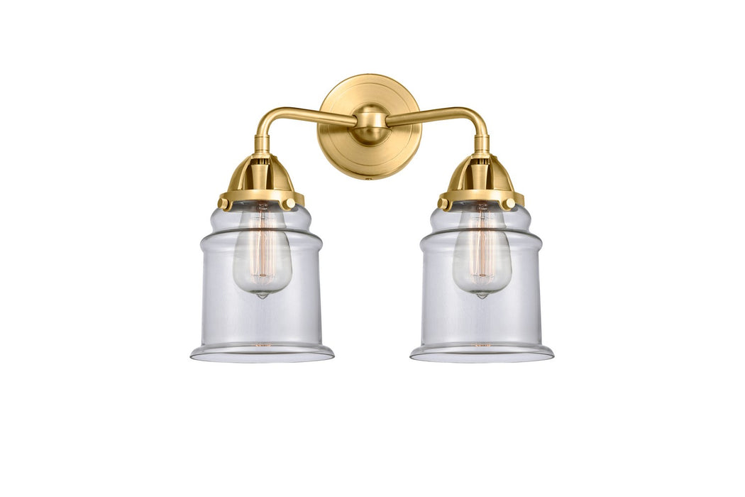 Innovations - 288-2W-SG-G182 - Two Light Bath Vanity - Nouveau 2 - Satin Gold