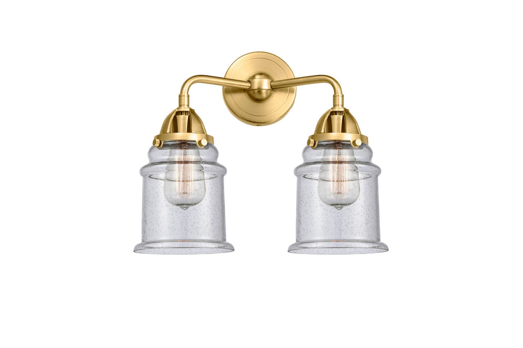 Innovations - 288-2W-SG-G184 - Two Light Bath Vanity - Nouveau 2 - Satin Gold