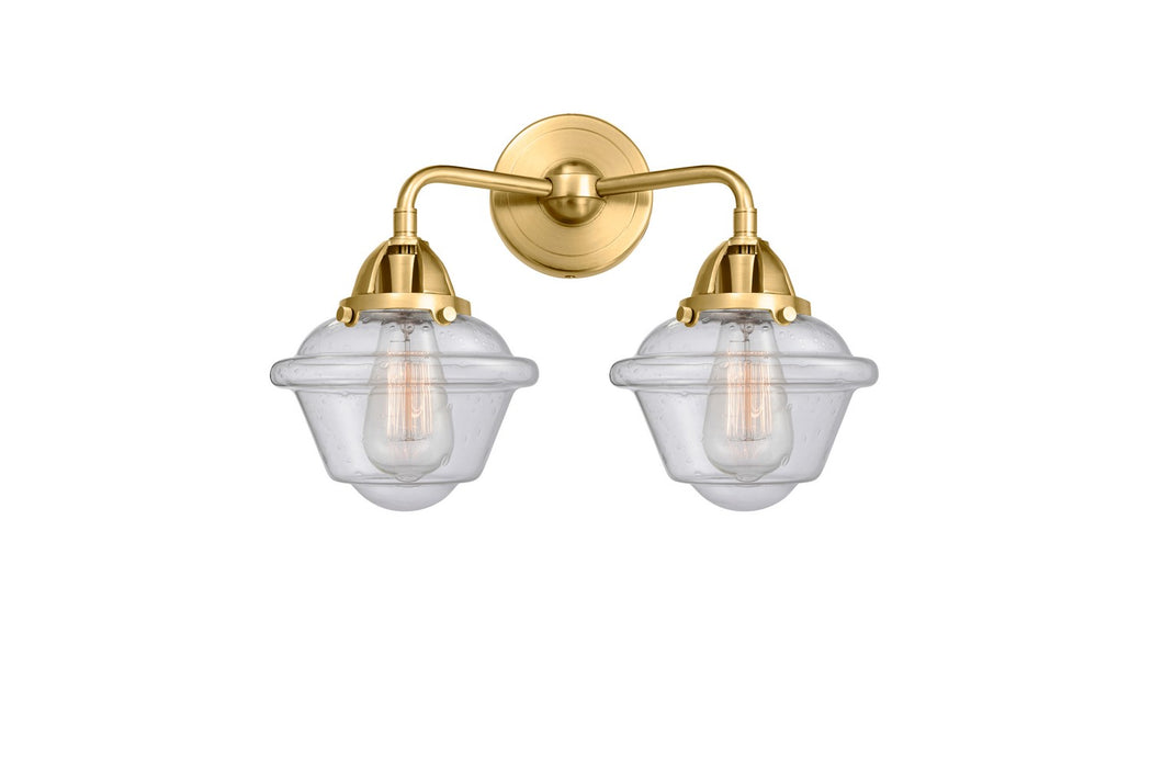 Innovations - 288-2W-SG-G534 - Two Light Bath Vanity - Nouveau 2 - Satin Gold