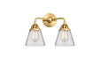 Innovations - 288-2W-SG-G62 - Two Light Bath Vanity - Nouveau 2 - Satin Gold