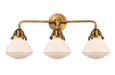 Innovations - 288-3W-BB-G321 - Three Light Bath Vanity - Nouveau 2 - Brushed Brass