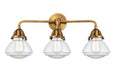 Innovations - 288-3W-BB-G322 - Three Light Bath Vanity - Nouveau 2 - Brushed Brass