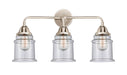 Innovations - 288-3W-PN-G184 - Three Light Bath Vanity - Nouveau 2 - Polished Nickel