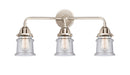 Innovations - 288-3W-PN-G184S - Three Light Bath Vanity - Nouveau 2 - Polished Nickel