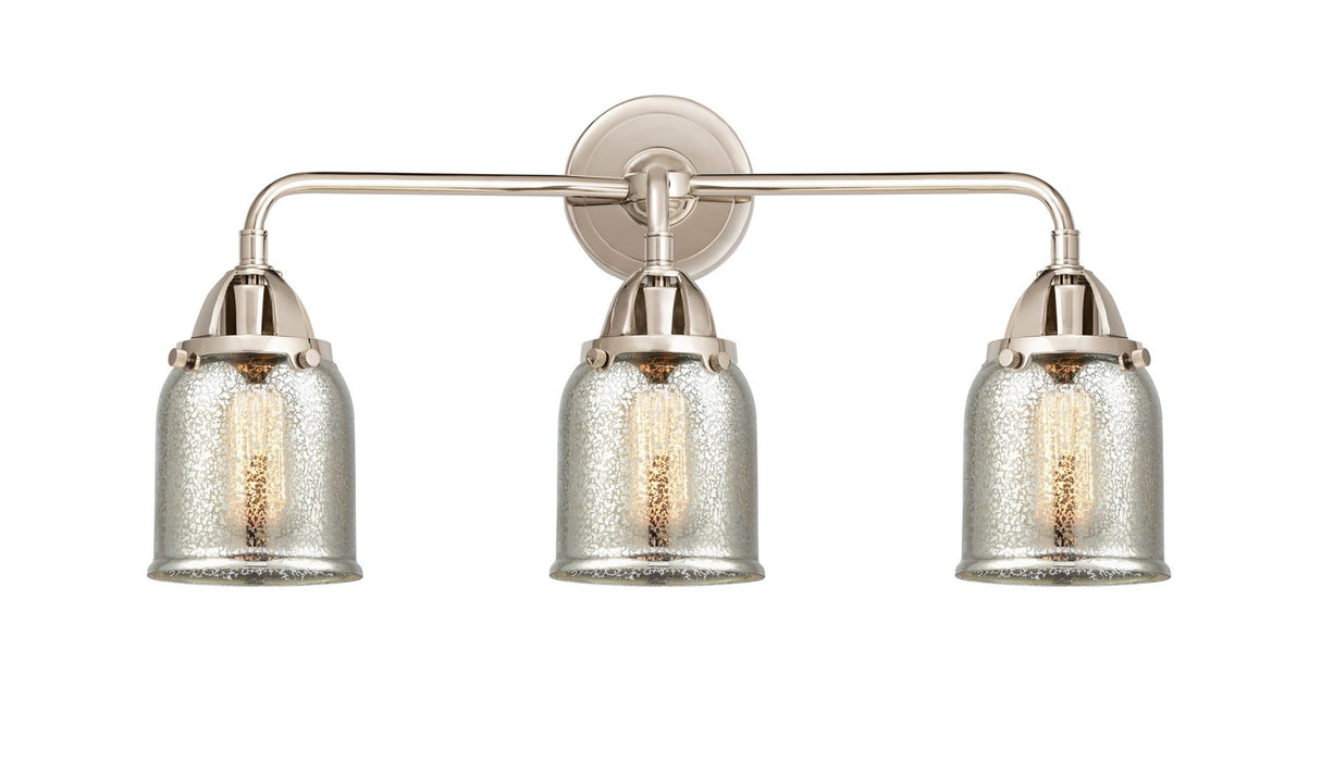 Innovations - 288-3W-PN-G58 - Three Light Bath Vanity - Nouveau 2 - Polished Nickel