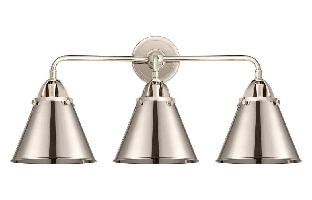 Innovations - 288-3W-PN-M13-PN - Three Light Bath Vanity - Nouveau 2 - Polished Nickel