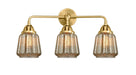 Innovations - 288-3W-SG-G146 - Three Light Bath Vanity - Nouveau 2 - Satin Gold