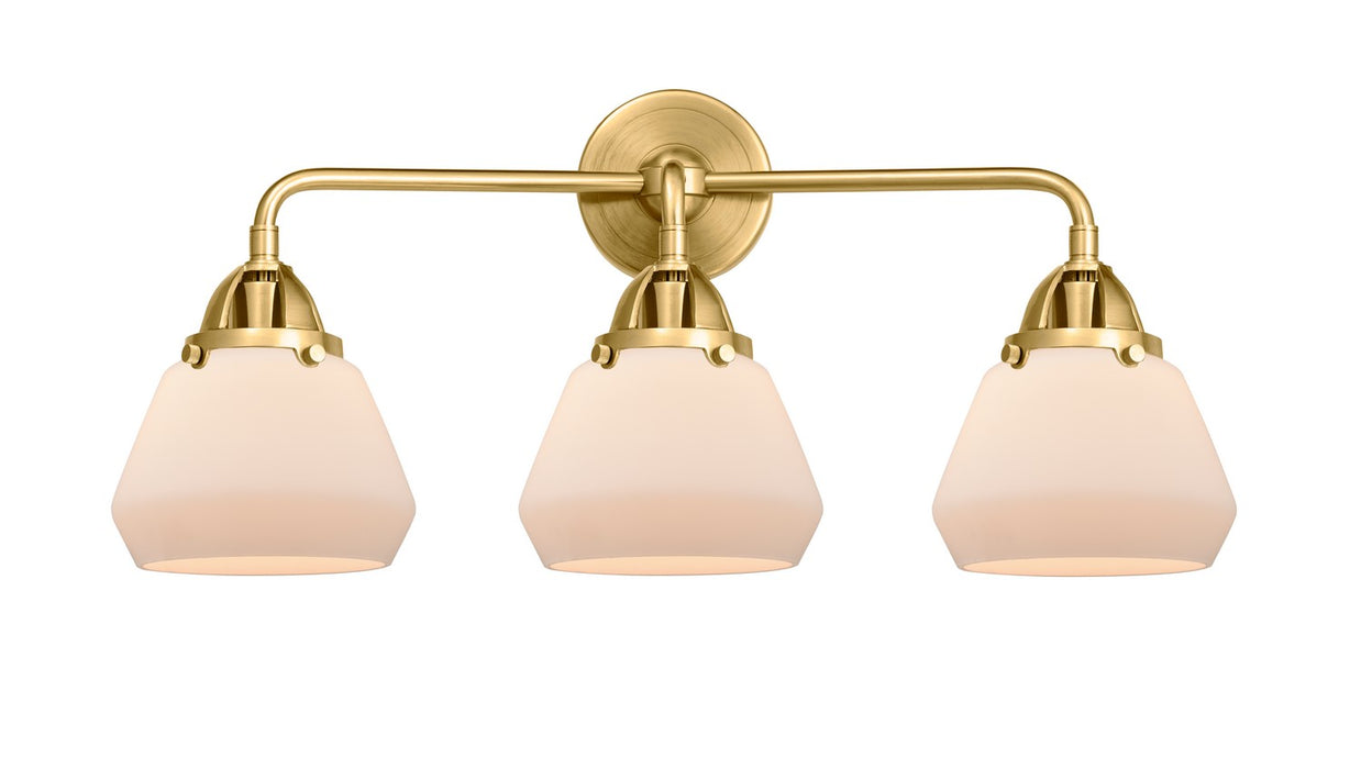 Innovations - 288-3W-SG-G171 - Three Light Bath Vanity - Nouveau 2 - Satin Gold