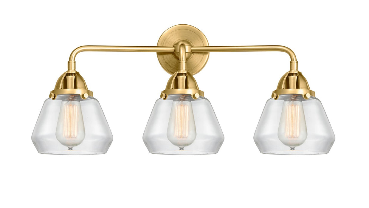 Innovations - 288-3W-SG-G172 - Three Light Bath Vanity - Nouveau 2 - Satin Gold