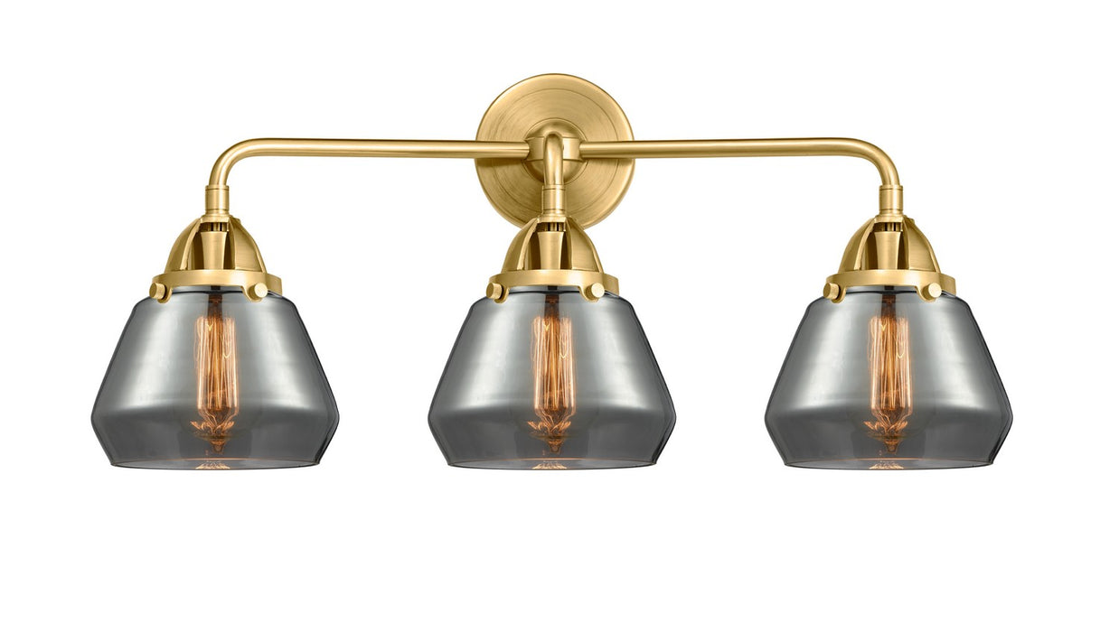 Innovations - 288-3W-SG-G173 - Three Light Bath Vanity - Nouveau 2 - Satin Gold