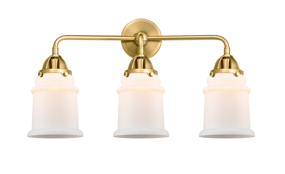 Innovations - 288-3W-SG-G181 - Three Light Bath Vanity - Nouveau 2 - Satin Gold