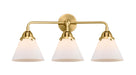 Innovations - 288-3W-SG-G41 - Three Light Bath Vanity - Nouveau 2 - Satin Gold