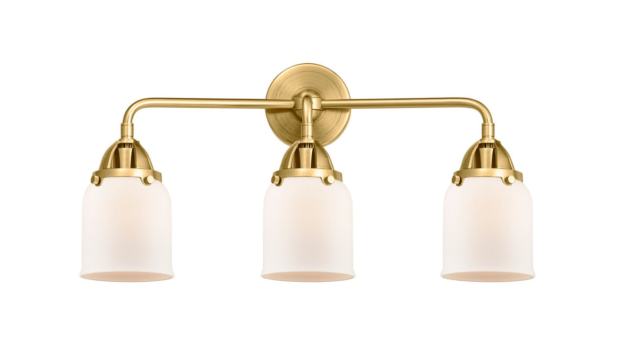 Innovations - 288-3W-SG-G51 - Three Light Bath Vanity - Nouveau 2 - Satin Gold