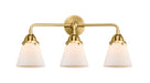 Innovations - 288-3W-SG-G61 - Three Light Bath Vanity - Nouveau 2 - Satin Gold