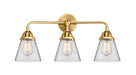 Innovations - 288-3W-SG-G62 - Three Light Bath Vanity - Nouveau 2 - Satin Gold