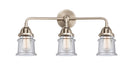 Innovations - 288-3W-SN-G184S - Three Light Bath Vanity - Nouveau 2 - Brushed Satin Nickel