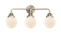 Innovations - 288-3W-SN-G201-6 - Three Light Bath Vanity - Nouveau 2 - Brushed Satin Nickel