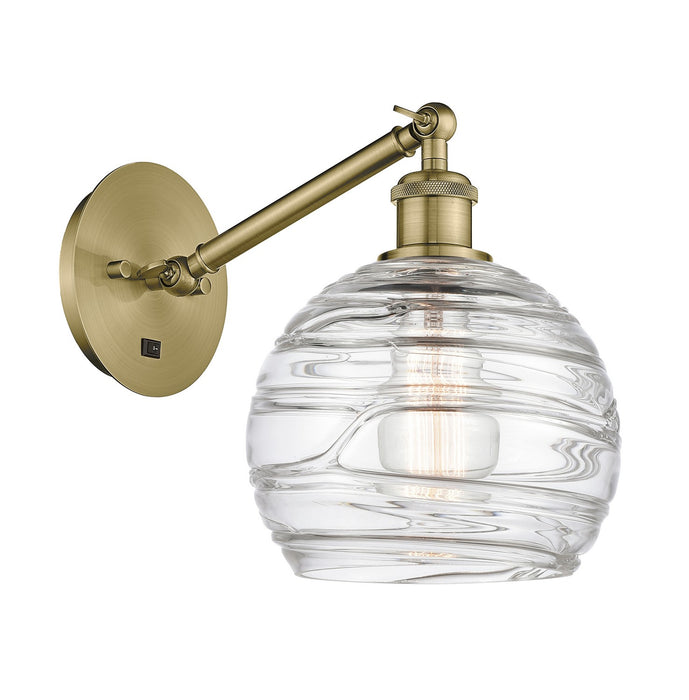 Innovations - 317-1W-AB-G1213-8 - One Light Wall Sconce - Ballston - Antique Brass