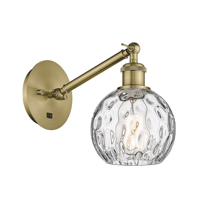 Innovations - 317-1W-AB-G1215-6 - One Light Wall Sconce - Ballston - Antique Brass