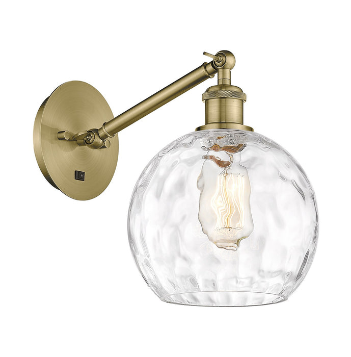 Innovations - 317-1W-AB-G1215-8 - One Light Wall Sconce - Ballston - Antique Brass